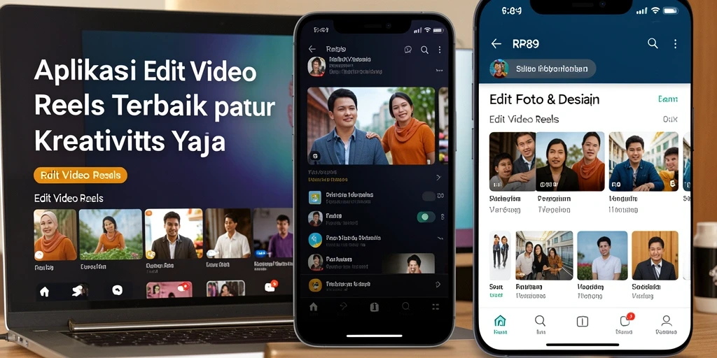 Antarmuka pengguna <strong>RR89</strong> yang intuitif untuk Edit Video Reels.