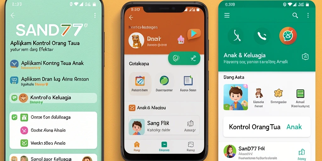 Tampilan antarmuka SAND77 yang intuitif dan mudah digunakan.
