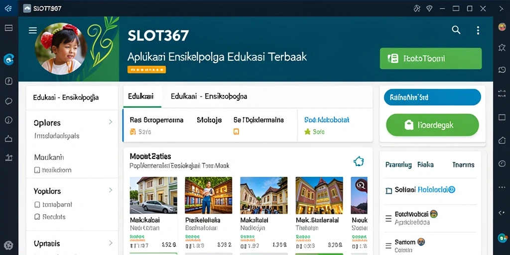 Tampilan antarmuka aplikasi SLOT367 yang informatif dan edukatif.